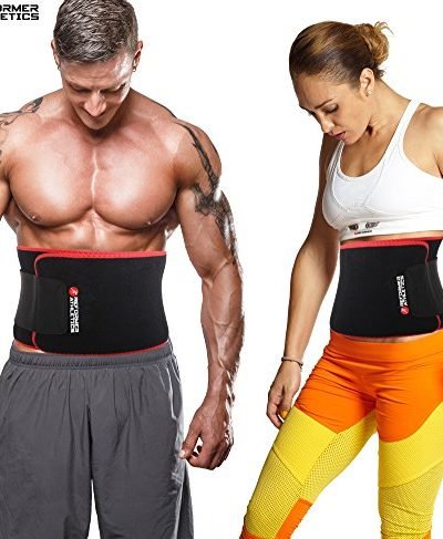 Waist Trimmer Ab Belt for Faster Weight Loss. Incl...