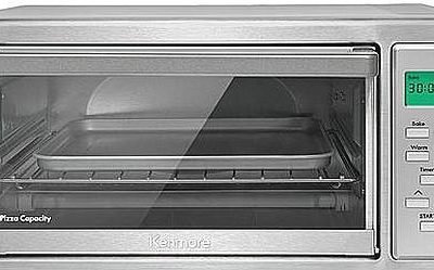 NEW Kenmore 4-slice Stainless Steel Digital Toaster Oven Bak...