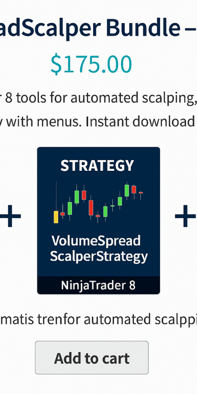 VolumeSpreadScalper Bundle – All-in-One for NinjaTrader 8