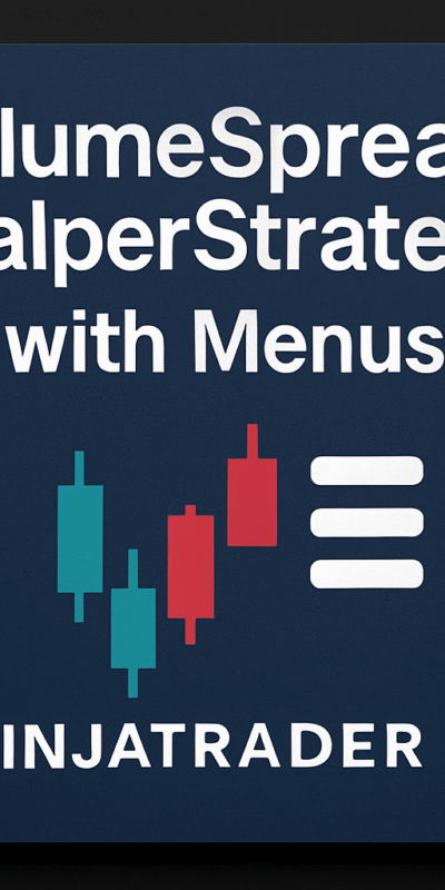 VolumeSpreadScalperStrategy with Menus – NinjaTrader 8 Strategy (Download)
